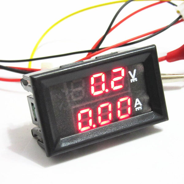 [variant_title] - DC 100V 1A 10A 50A 100A Mini 0.28inch  LED Digital Voltmeter Ammeter Volt Ampere Meter Amperemeter Voltage Indicator Tester