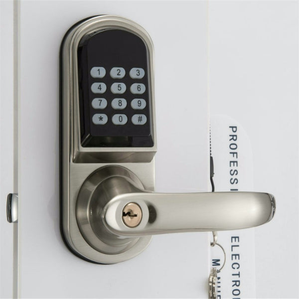 [variant_title] - Smartphone Bluetooth Entrance Smart Locks with Combination OS8015BLE Stain Chrome