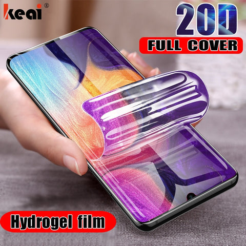 [variant_title] - 20D Hydrogel Film For Samsung Galaxy S8 S9 Plus Screen Protector For A50 A30 A20 A70 A80 A90 A10 M10 M20 M30 Soft Film Not Glass