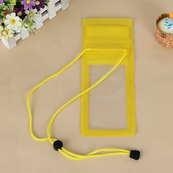 Yellow - Waterproof Underwater PVC Package Pouch Diving Bags For iPhone Outdoor Mobile Phone Pocket Case For Samsung Xiaomi HTC Huawei