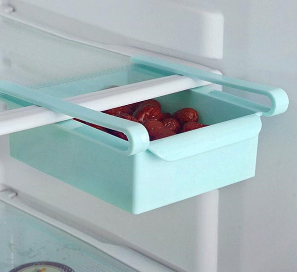 [variant_title] - Loozykit Plastic Drawer Organizer Fridge Storage Box Rack Shelf Holder Organizer Storage Boxes Kitchen Freezer Space Saver Home