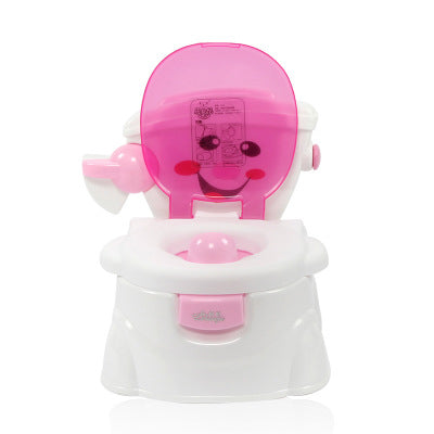 Rose  red - Funny Multifunction Baby Potty Toilet Car Children Portable Potty Pot Training Girls &Boy Potty Chair Toilet Seat Children's Pot