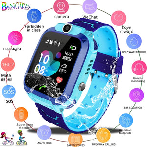 [variant_title] - 2019 New Smart watch LBS Kid SmartWatches Baby Watch for Children SOS Call Location Finder Locator Tracker Anti Lost Monitor+Box