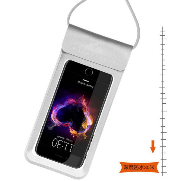 [variant_title] - 6.0 Waterproof Phone Case Cover Touchscreen Cellphone Dry Diving Bag Pouch with Neck Strap for iPhone Xiaomi Samsung Meizu