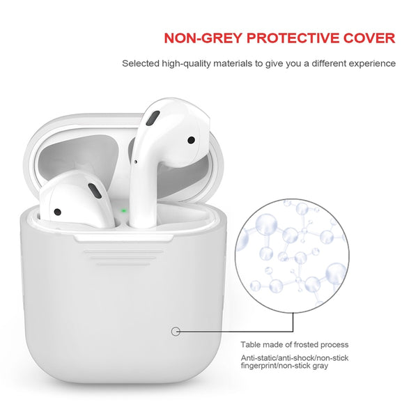 [variant_title] - 1PCS TPU Silicone Bluetooth Wireless Earphone Case For AirPods Protective Cover Skin Accessories for Apple Airpods Charging Box