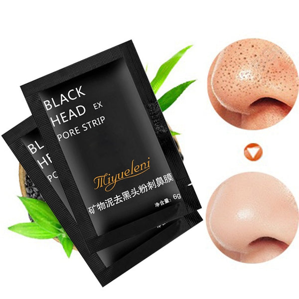 Mineral mud - 1 Pcs Sell Bamboo Charcoal Blackhead Remove Facial Masks Deep Cleansing Purifying Peel Off Black Nud Facail Face Masks