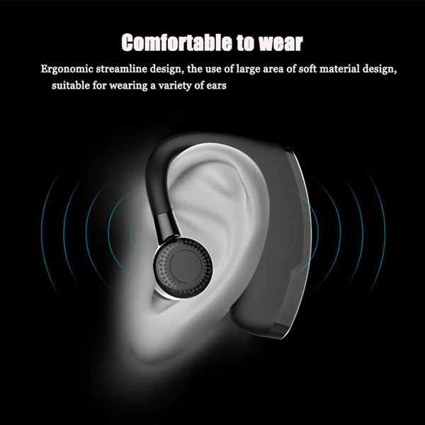 [variant_title] - DAONO V9 Handsfree Business Bluetooth Headphone With Mic Voice Control Wireless Bluetooth Headset For Drive Noise Cancelling