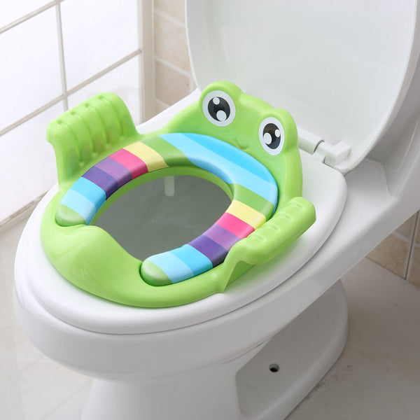 [variant_title] - Baby Child Potty Toilet Trainer Seat Step Stool Ladder Adjustable Training Chair comfortable cartoon cute toilet seat children