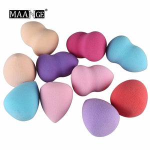 [variant_title] - 1/4/5/10Pcs Makeup Foundation Sponge Cosmetic Puff Powder Make Up Facial Contour Beauty Tool Kit Random Color Wholesale