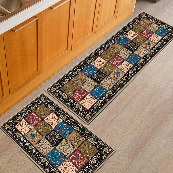 [variant_title] - Kitchen Mat Cheaper Anti-slip Modern Area Rugs Living Room Balcony Bathroom Printed Carpet Doormat Hallway Geometric Bath Mat