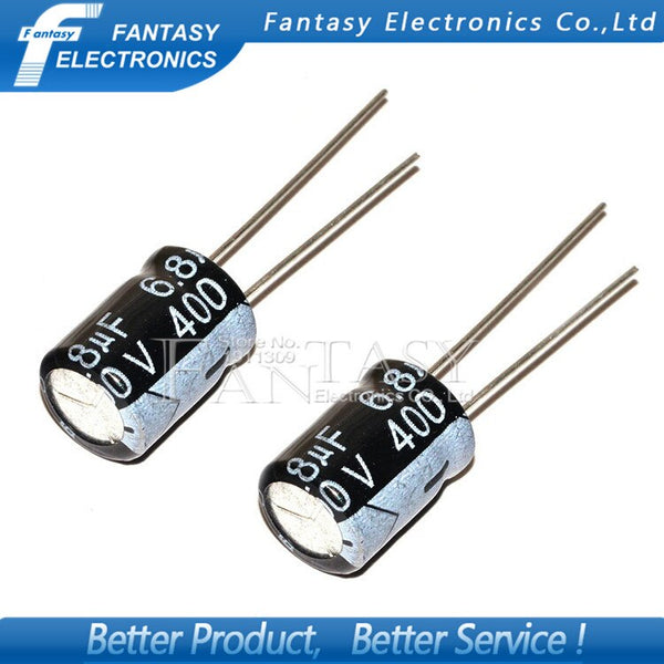 [variant_title] - 10PCS Higt quality 400V6.8UF  10*13 6.8UF 400V 10*13MM Electrolytic capacitor