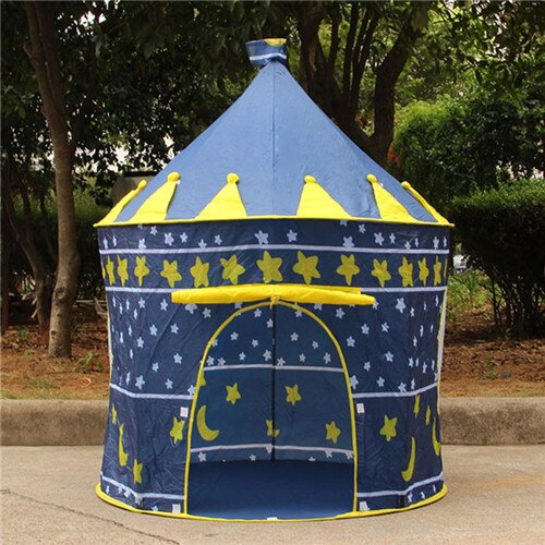 M068-B - 7 Styles Princess Prince Play Tent Portable Foldable Tent Children Boy Castle Play House Kids Outdoor Toy Tent