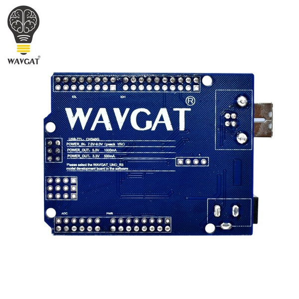 [variant_title] - WAVGAT high quality One set UNO R3 (CH340G) MEGA328P for Arduino UNO R3 + USB CABLE ATMEGA328P-AU Development board
