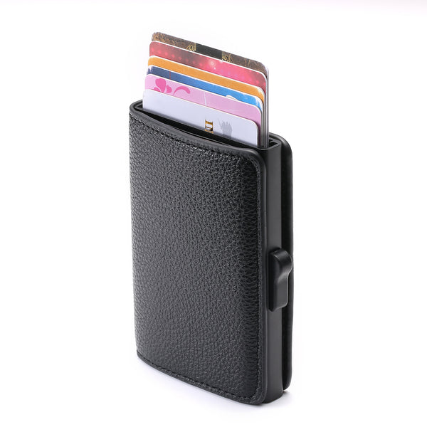[variant_title] - BISI GORO New Arrival Soft Leather Wallet RFID Blocking ID Card Holder Multifunctional High Quality Money Bag 3 Colors Card Case