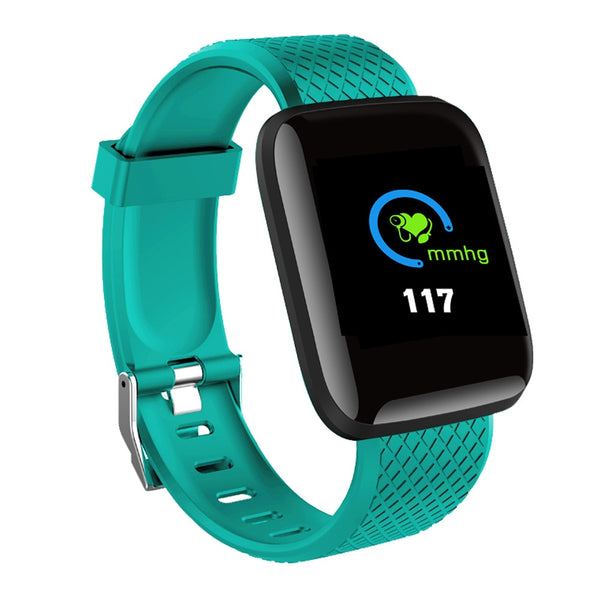 Green - Smart Watch Men Blood Pressure Waterproof Smartwatch Women Heart Rate Monitor Fitness Tracker Watch GPS Sport For Android IOS
