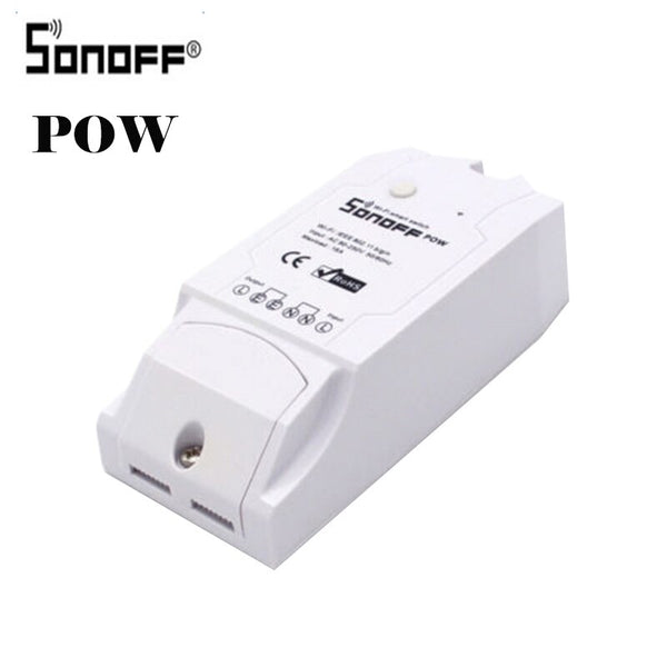 POW - Sonoff Pow R2 Wifi Smart Switch With Higher Accuracy Monitor Energy Usage Smart Home Power Measuring Works With Alexa Homekit