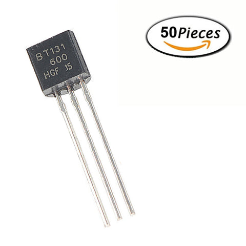 Default Title - MCIGICM 50pcs BT131-600 1A 600V silicon controlled switch TO-92-3 rectifier diode Thyristor