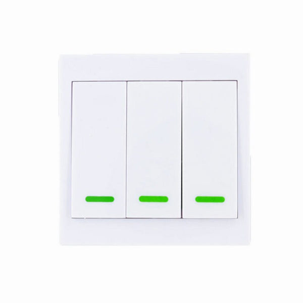 3CH / 315 MHz - 86 Wall Panel Wireless Remote Transmitter 1 2 3 Channel Sticky RF TX Smart For Home Living Room Bedroom 315 / 433 MHz