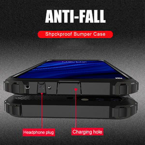 [variant_title] - Luxury Armor Shockproof Case On The For Xiaomi Redmi 7 Note 6 7 Pro 5 Plus Soft Case Cover For Xiaomi Pocophone F1 Back Case