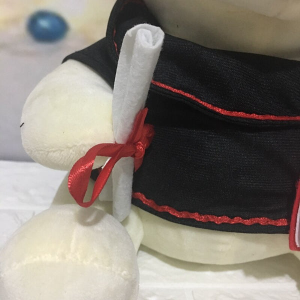 [variant_title] - 1pc 18cm/23cm Dr. Bear Plush Toy Stuffed Teddy Bear Animal Toys for Kids Funny Graduation Gift for Children Home Decor