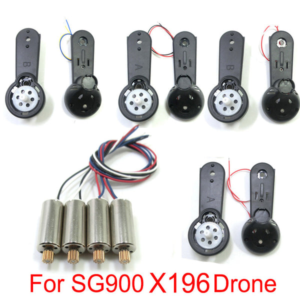 A - RC GPS Drone SG900-S X196 X192 Helicopter Quadcopter Spare Parts Fold Wing Arm LED Motor Propeller Fixed Cover Protective Ring