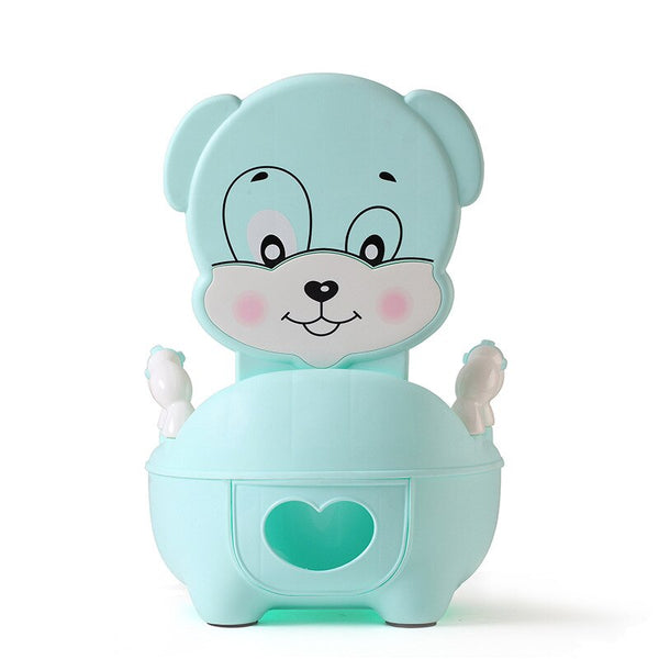O  No Soft Pad - Portable Baby Potty Cute Kids Potty Training Seat Children's Urinals Baby Toilet Bowl Cute Cartoon Pot Training Pan Toilet Seat