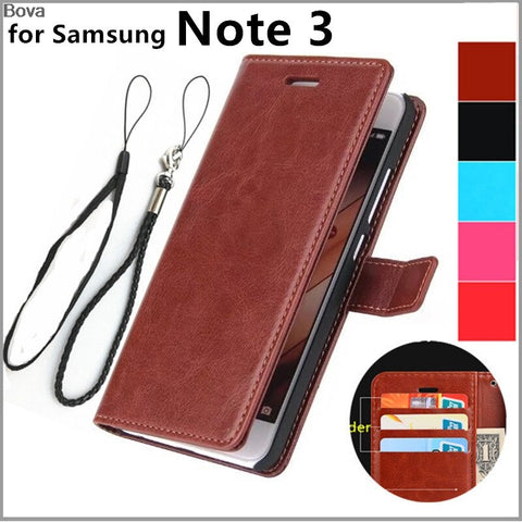 [variant_title] - For fundas samsung Note 3 card holder cover case for samsung galaxy note 3 N9000 leather phone case ultra thin wallet flip cover