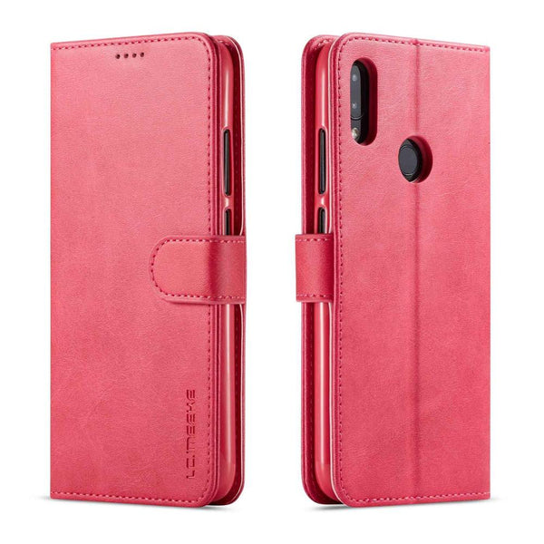 Rose / Redmi Note 7 Pro - Leather Wallet Case For Xiaomi Redmi Note 7 note 7 pro Card Holder Flip Case For Xiaomi Redmi Note 7 Cover Coque Funda