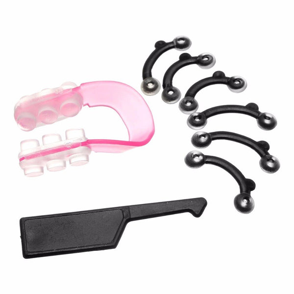 [variant_title] - 6Pcs/Set Nose Up Lifting Shaping Clip Clipper Shaper Bridge Straightening 3 Size Beauty Nose Clip Corrector Massage Tool No Pain