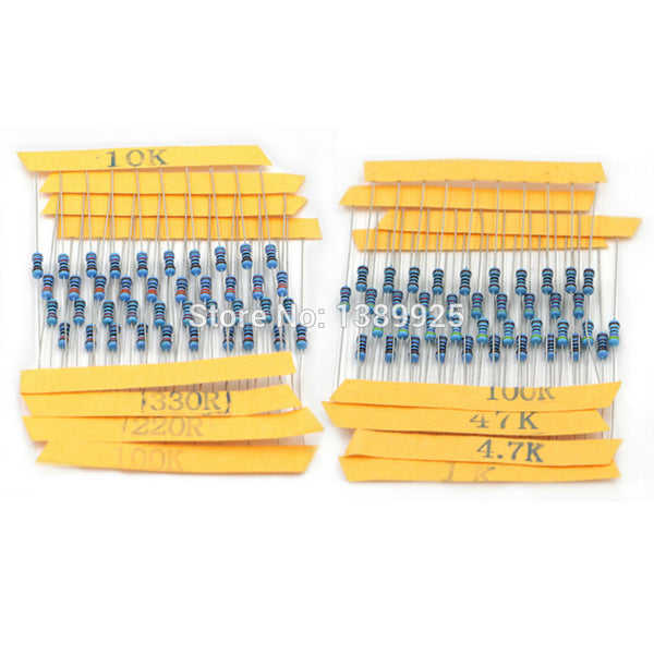 [variant_title] - Starter Kit for arduino Resistor /LED / Capacitor / Jumper Wires / Breadboard resistor Kit with Retail Box