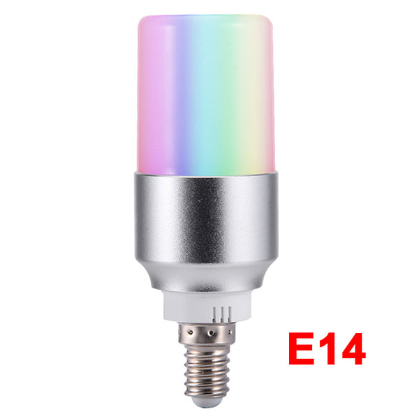 E14 - E27 B22 E14 Smart WiFi Light Bulb LED Lamp APP Remote Control 7W RGB Magic Light Bulb Connect with Amazon Alexa Google