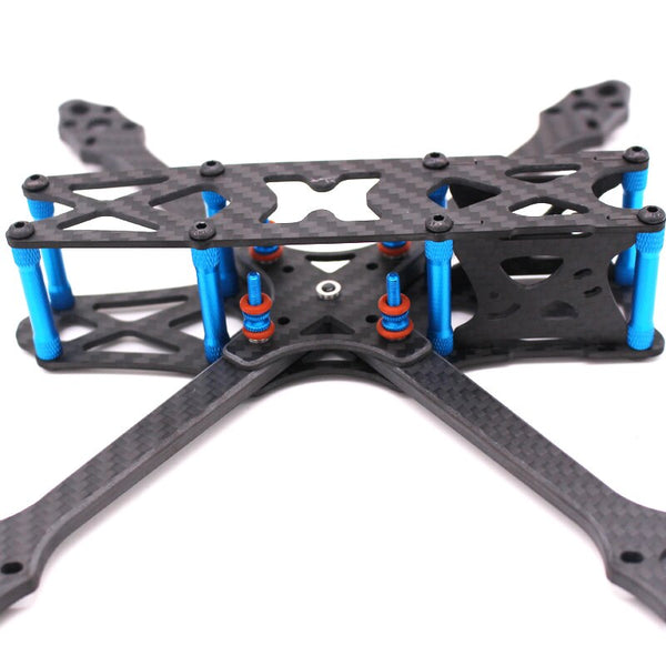 [variant_title] - Strech X5 Freestyle FPV Frame 6mm Arm Racing Quadcopter Frame Kit like X5 JohnnyFPV edition for 5 inch prop 22XX motor