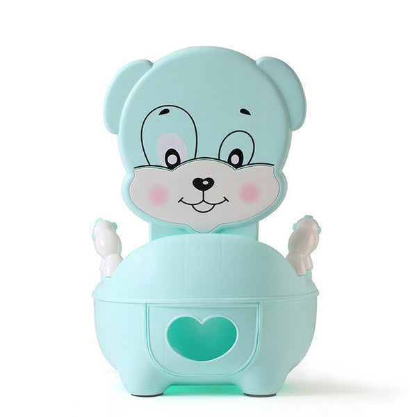 O No Soft Pad - Cute Baby Toilet Potty Seat Cartoon Children Training Pan Toilet Girls Boy Toilets Training Outdoor Travel Infant Potty Cushions