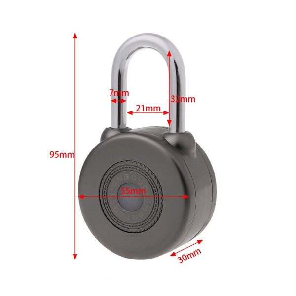 [variant_title] - Electronic Wireless Lock Keyless Smart Bluetooth Padlock Master Keys Type Lock with APP Control for Bike Motorycle Home Doorlock