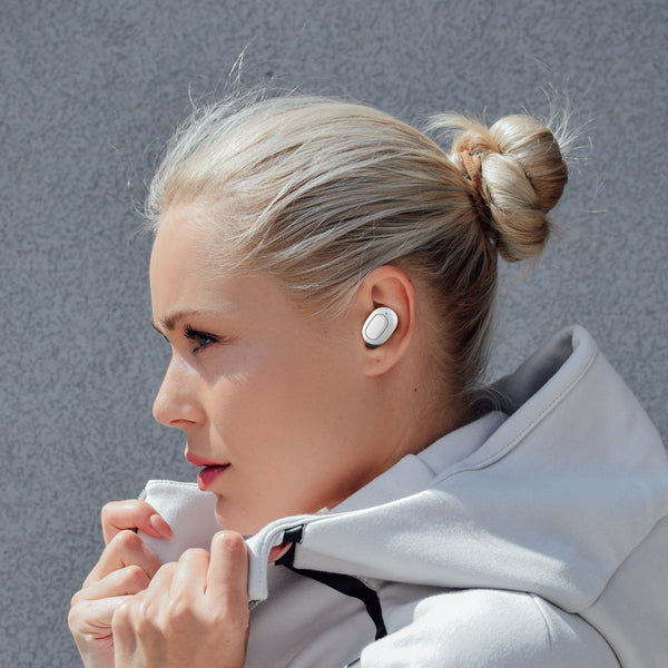 [variant_title] - INSMA AirBuds  with QI Charging Case Mini TWS Earphone bluetooth 5.0 Earbuds Hi-Fi Stereo Wireless  Headset White