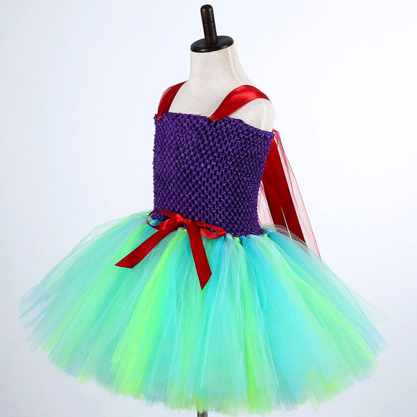 [variant_title] - Princess Mermaid Ariel Girl Tutu Dress Baby Girls Character Cosplay Birthday Party Tulle Tutu Dresses Halloween Costume For Kids