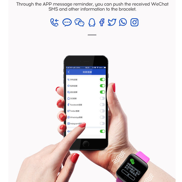 [variant_title] - GEJIAN Smart Watch Men Blood Pressure Waterproof Smartwatch Women heart rate monitor fitness watch Sport For Android IOS