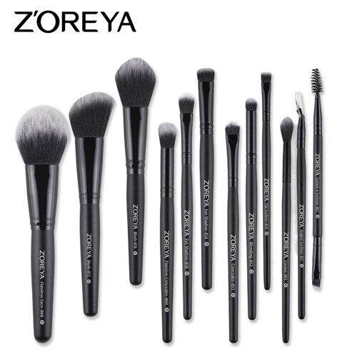 12pcs brush set - ZOREYA Makeup Brushes 4/8/10/11/12/15pcs Professional Makeup Brush Set Many Different Model As Essential Cosmetics Tool