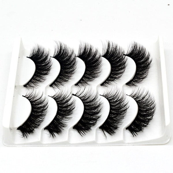 3d-21 - NEW 13 Styles 1/3/5/6 pair Mink Hair False Eyelashes Natural/Thick Long Eye Lashes Wispy Makeup Beauty Extension Tools Wimpers