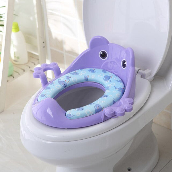 purple - Baby Toilet Potty Seat Children Potties Seat With Armrest Girls Boy Toilet Training Potty Safety Cushion Comfortable Infant Care