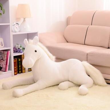 A / big - Free shipping simulation animal 70x40cm horse plush toy prone horse doll for birthday gift