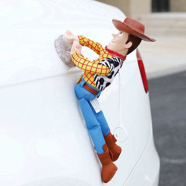 35 cm medium woody s / As shown in figure - Lovely Toy Story Sherif Woody Car Doll Plush Toys Outside Hang Toy Cute Auto Accessories Car Decoration Toy Christmas Gift