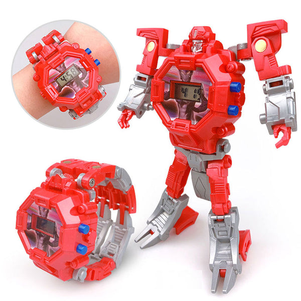 [variant_title] - Waterproof Robot Children Watch Toys for Children Birthday Christmas Gift Boys Watches