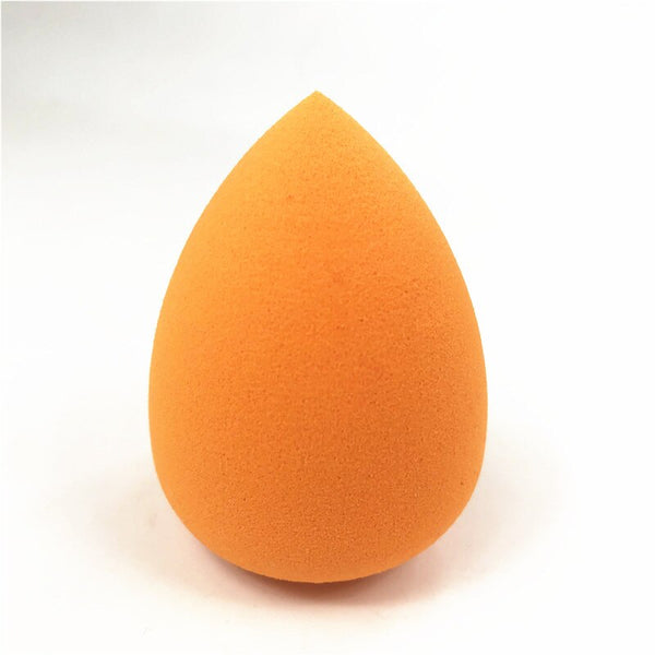 Orange - 1pcs Cosmetic Puff Powder Puff Smooth Women's Makeup Foundation Sponge Beauty to Make Up Tools Accessories Water-drop Shape