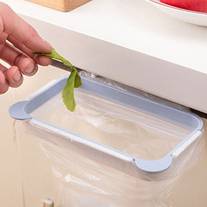 [variant_title] - 1Pc Cupboard Door Back Hanging Trash Rack Storage Kitchen Garbage Rubbish Bag Can Holder Hanging Kitchen Cabinet Trash Rack