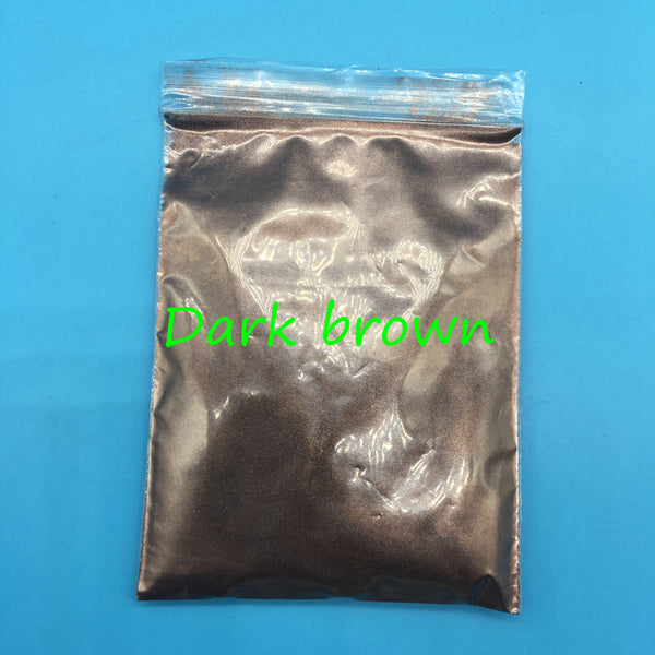 dark brown - 20g Colorful Pearl Powder for make up,many colors mica powder for nail glitter,Pearlescent Powder Cosmetic pigment