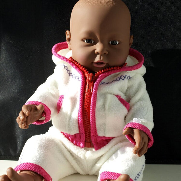 [variant_title] - 41CM Baby doll clothes Kids Reborn Dolls Soft Vinyl Silicone Lifelike   Newborn Baby Toy for Boys Girls Birthday Gift toys