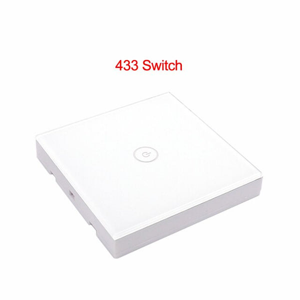 Glass panel - Sonoff T1 EU Smart Wifi Wall Touch Light Switch 1/2 Gang Touch / WiFi / 433 RF / APP Remote Control Smart Home Work with Google