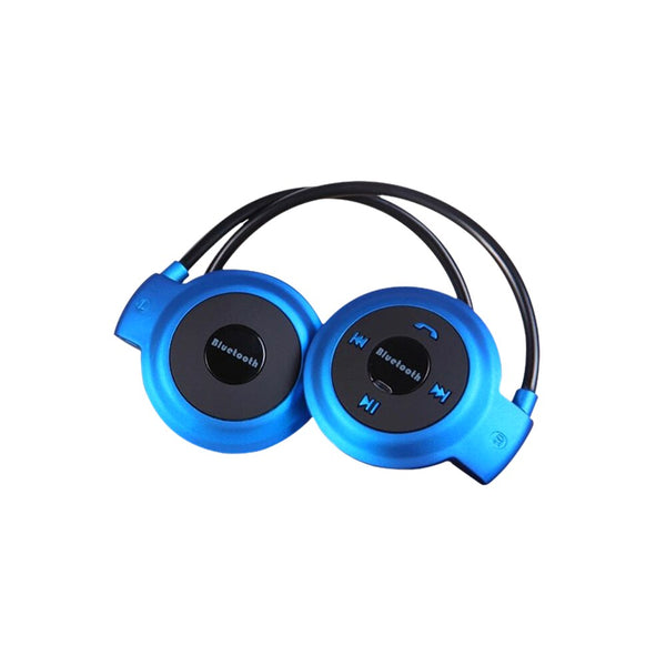 Blue - Vapeonly 503 Mini Bluetooth Headphone w/Handsfree MP3 Player Wireless Stereo Sport Headset Support TFCard FM Headband Headphone