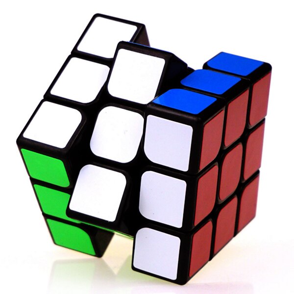 ZK MF SJ HD - 3*3*3 Magic Cube Puzzle Toy for Children Kids Speed Cube 3x3x3 on 3 Mirror Cube & Holder Qiyi Speed Cubs Megico Keychain Keyring